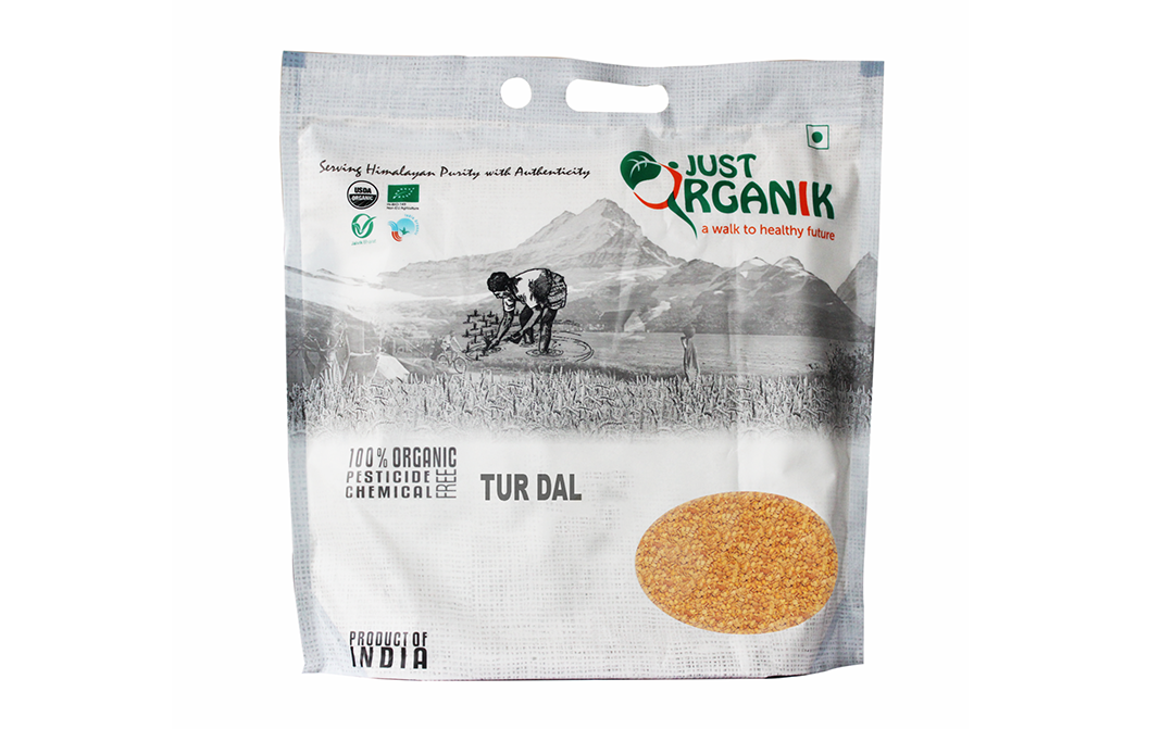 Just Organik Tur Dal   Pack  500 grams